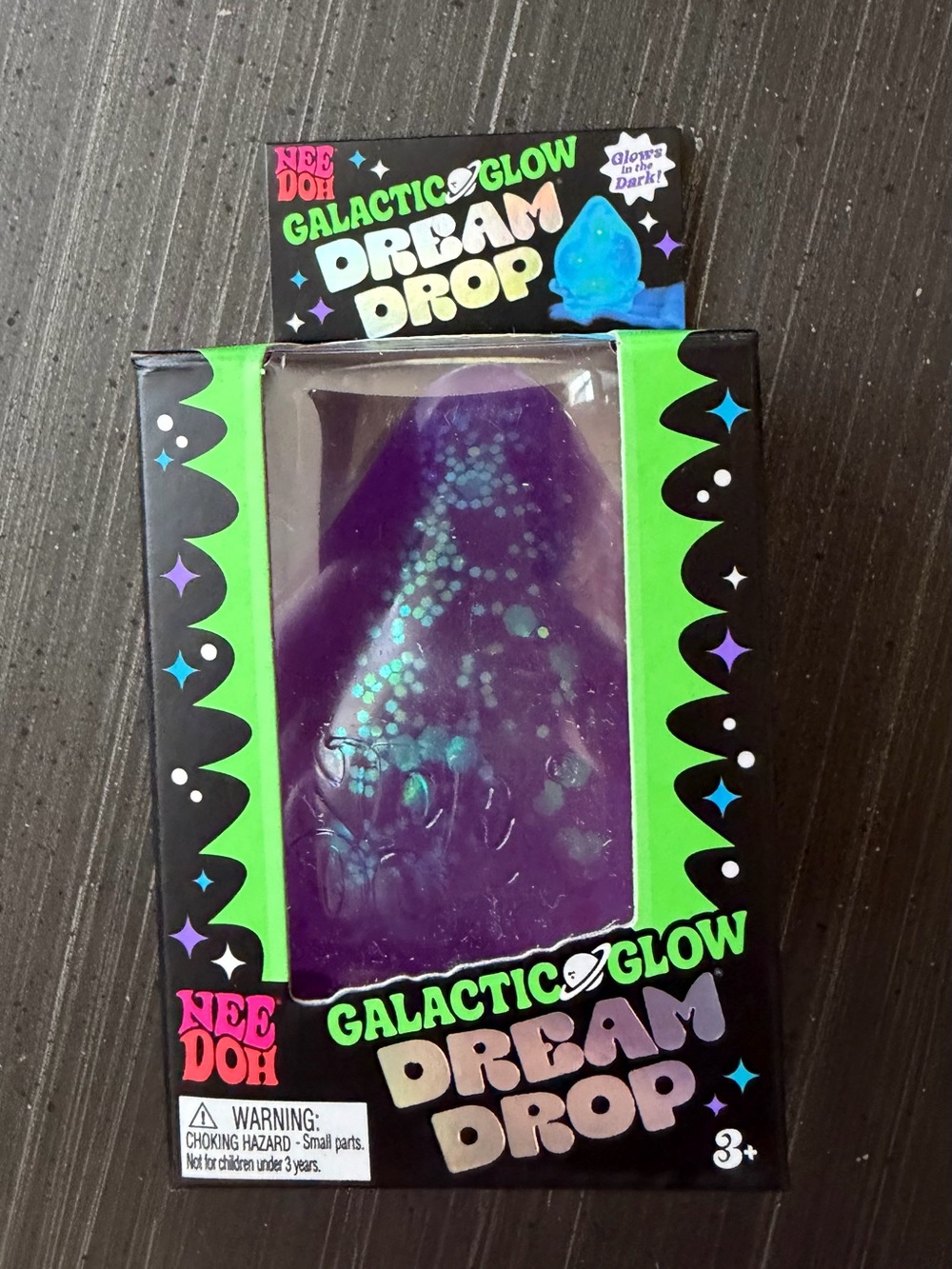 NeeDoh Galactic Glow Dream Drop - Purple
